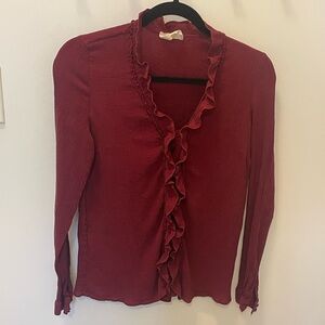 100% Silk Sezane Blouse